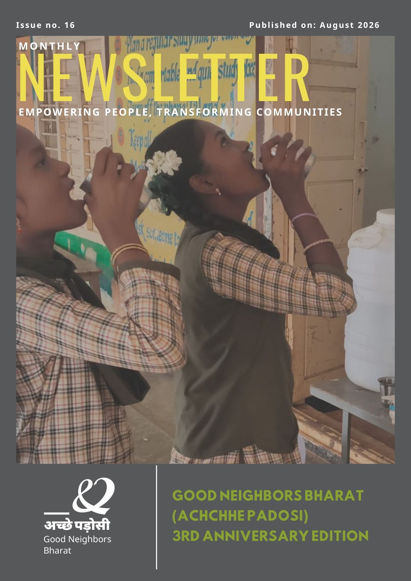 GN Bharat (Achchhe Padosi)  August Newsletter